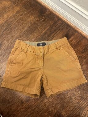 J. Crew Tan Mustard Chino Women’s Shorts 2